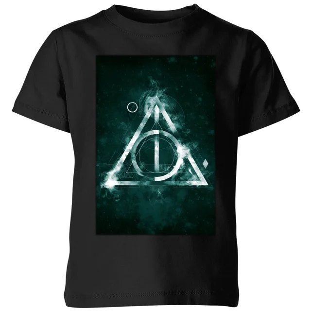 Harry Potter Hallows Painted kinder t-shirt - Zwart