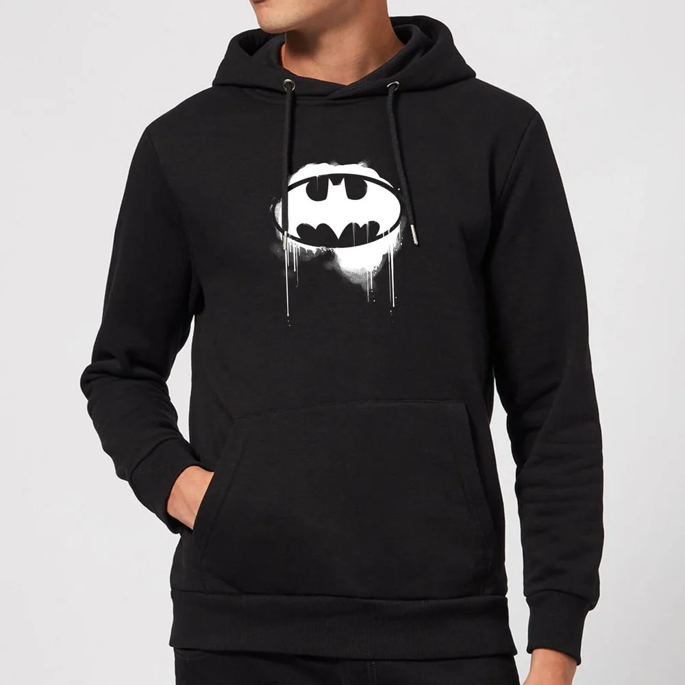 Justice League Graffiti Batman Hoodie - Black - S Afbeelding 1