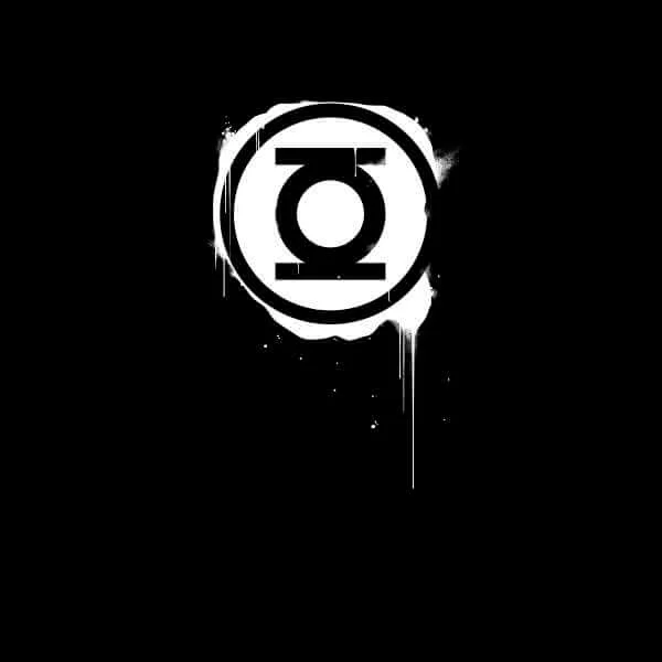 Justice League Graffiti Green Lantern Hoodie - Black