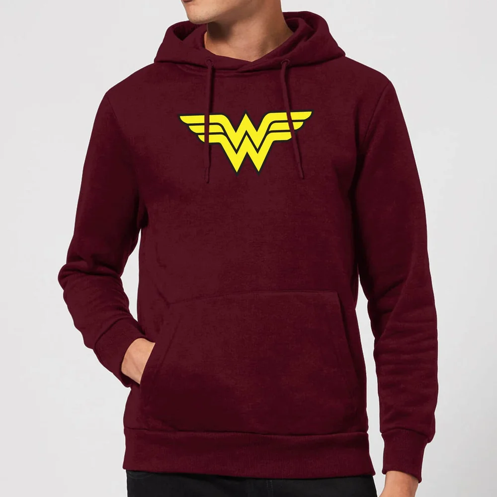 Justice League Wonder Woman Logo Hoodie - Burgundy - XL Afbeelding 1