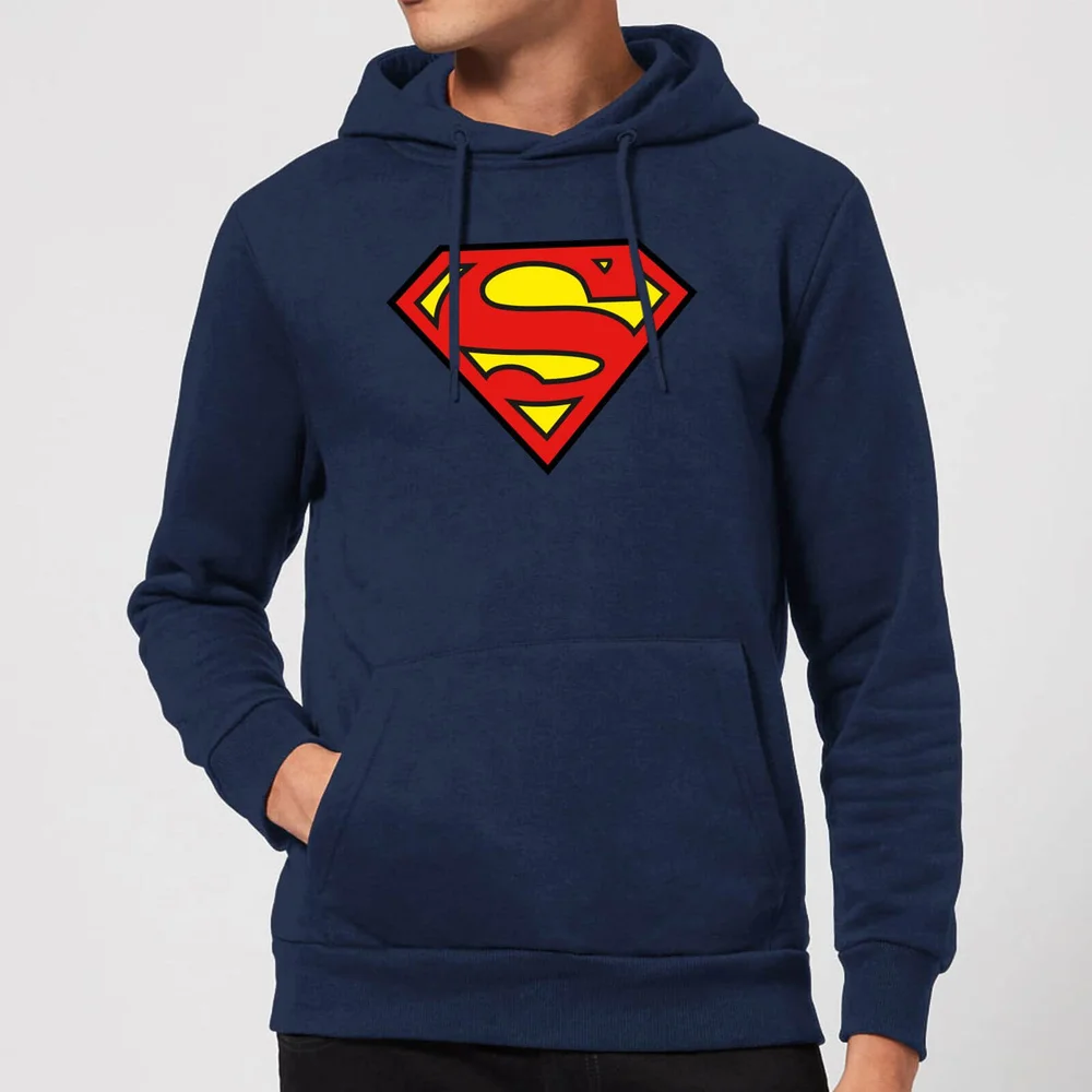 Justice League Superman Logo Hoodie - Navy - S Afbeelding 1