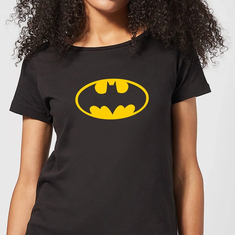 Justice League Batman Logo Women's T-Shirt - Black - XS Afbeelding 1