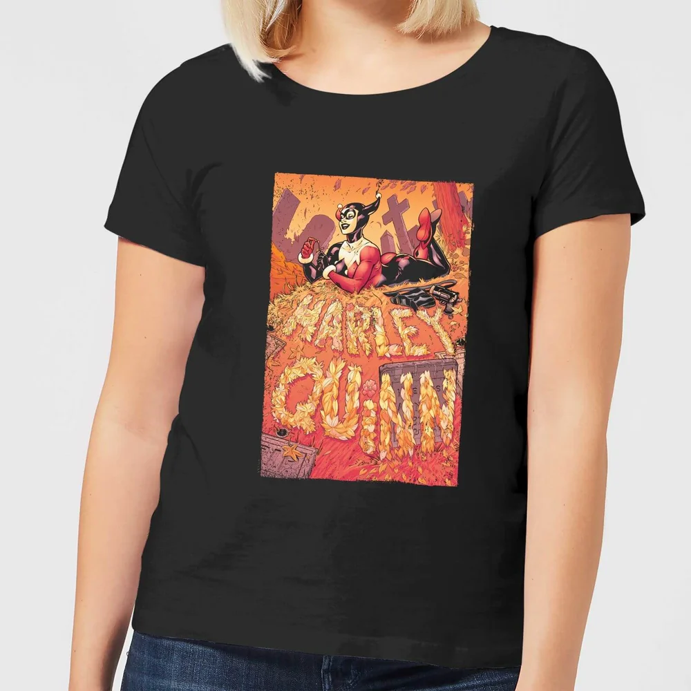 Batman Harley Quinn Cover Women's T-Shirt - Black - XS Afbeelding 1
