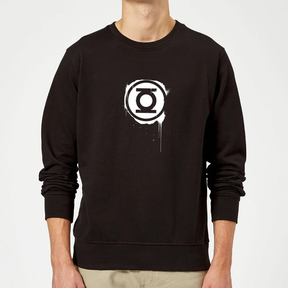 Justice League Graffiti Green Lantern Sweatshirt - Black - S Afbeelding 1