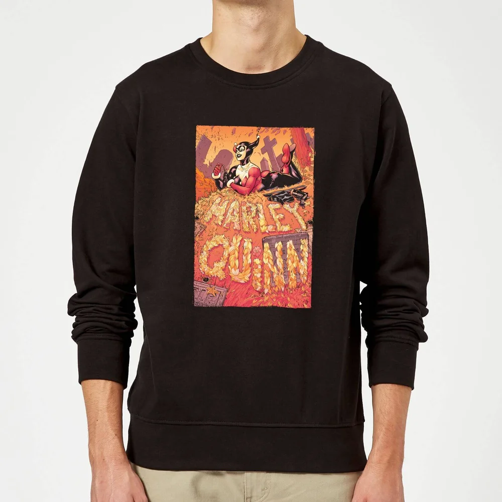 Batman Harley Quinn Cover Sweatshirt - Black - S Afbeelding 1