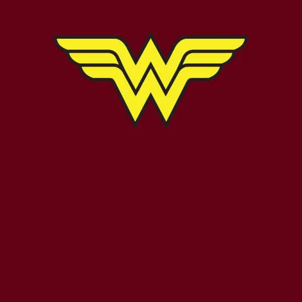 Justice League Wonder Woman Logo Sweatshirt - Burgundy