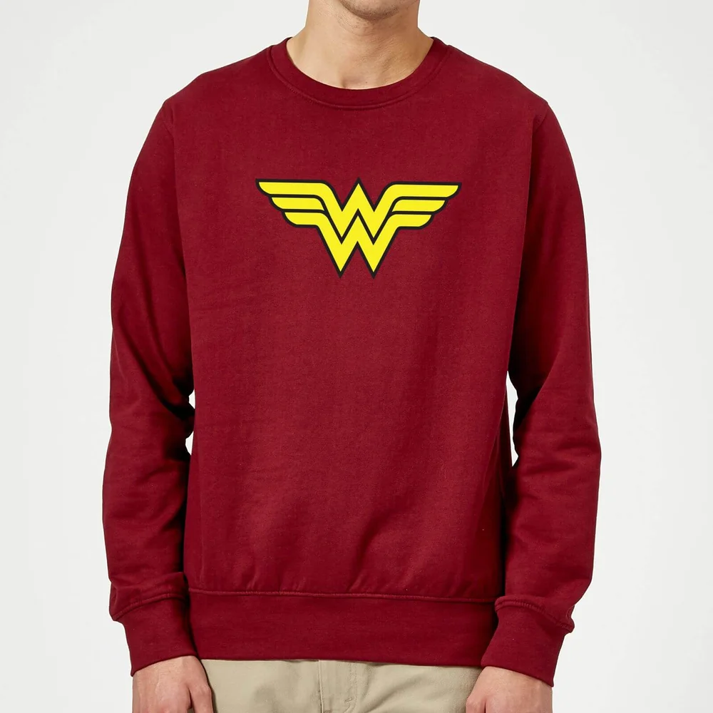 Justice League Wonder Woman Logo Sweatshirt - Burgundy - S Afbeelding 1