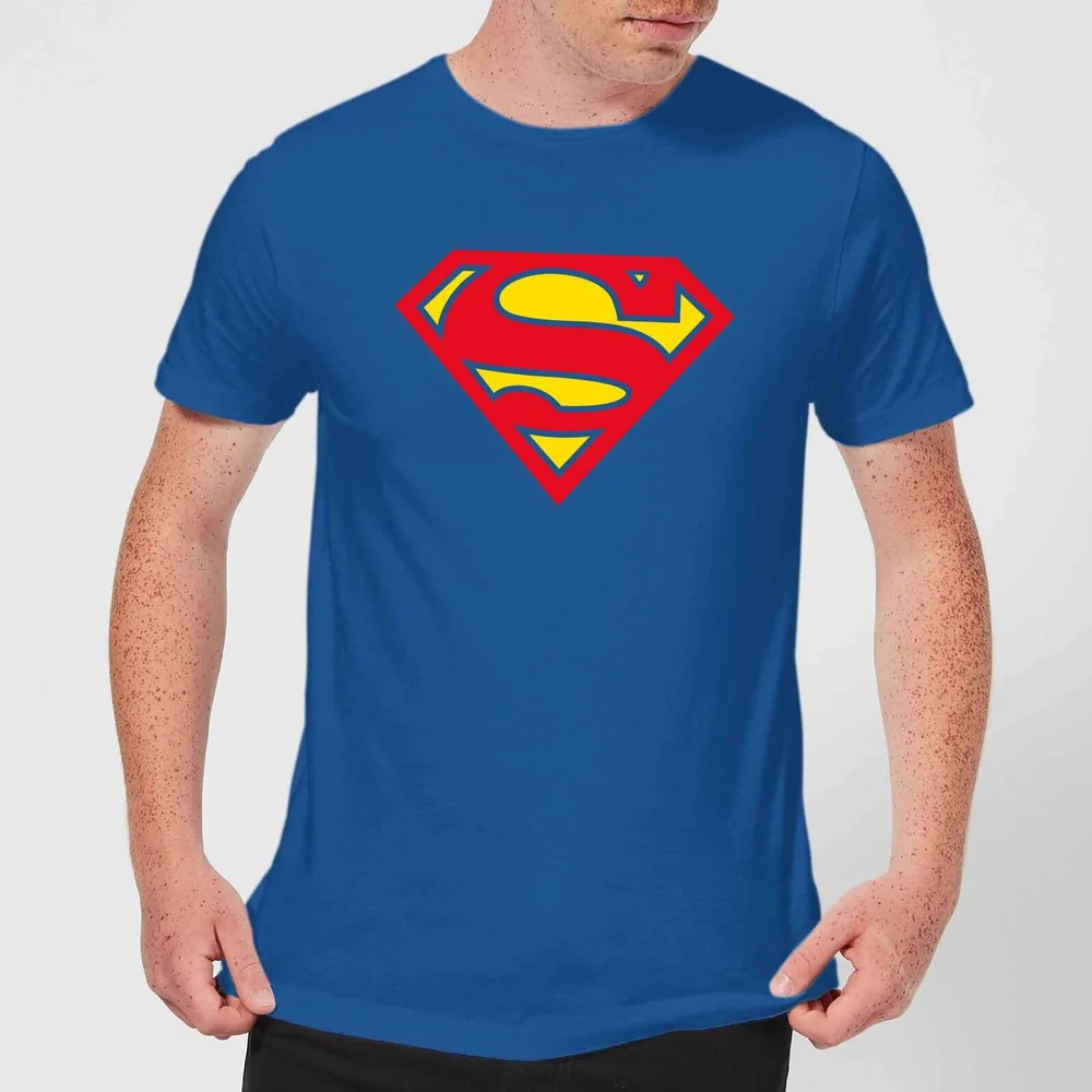 Justice League Supergirl Logo Men's T-Shirt - Royal Blue - S Afbeelding 1