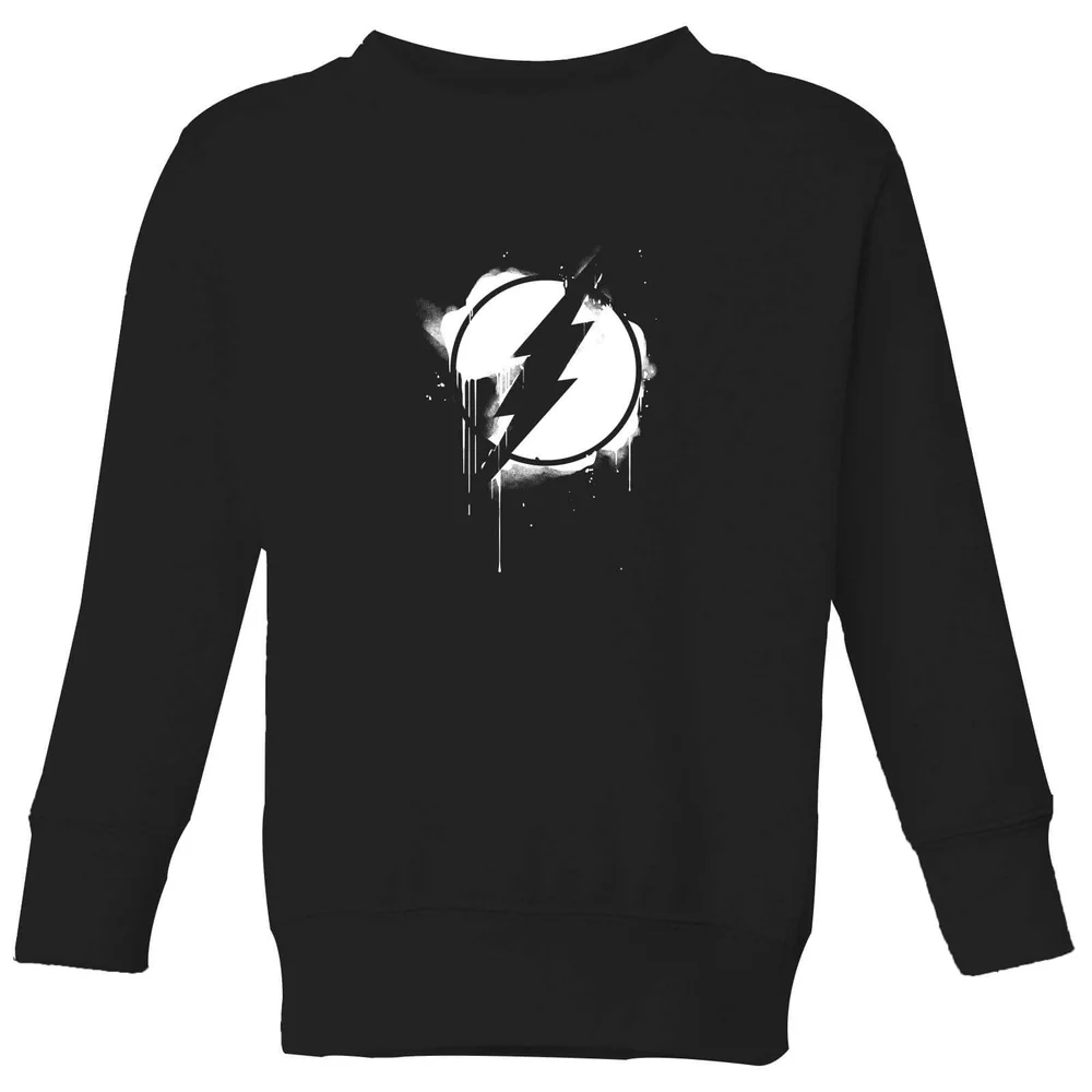 Justice League Graffiti The Flash Kids' Sweatshirt - Black - 98/104 (3-4 jaar) Afbeelding 1