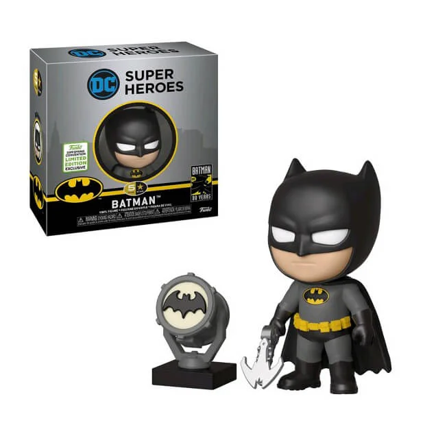 Batman - zwart & geel 5-ster vinylfiguur ECCC 2019 exclusief Afbeelding 1