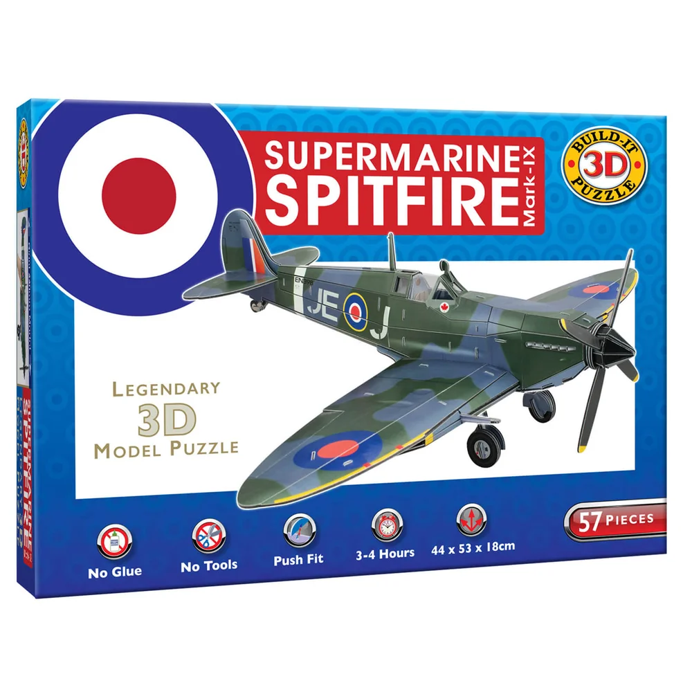 Build it 3D Spitfire puzzel Afbeelding 1