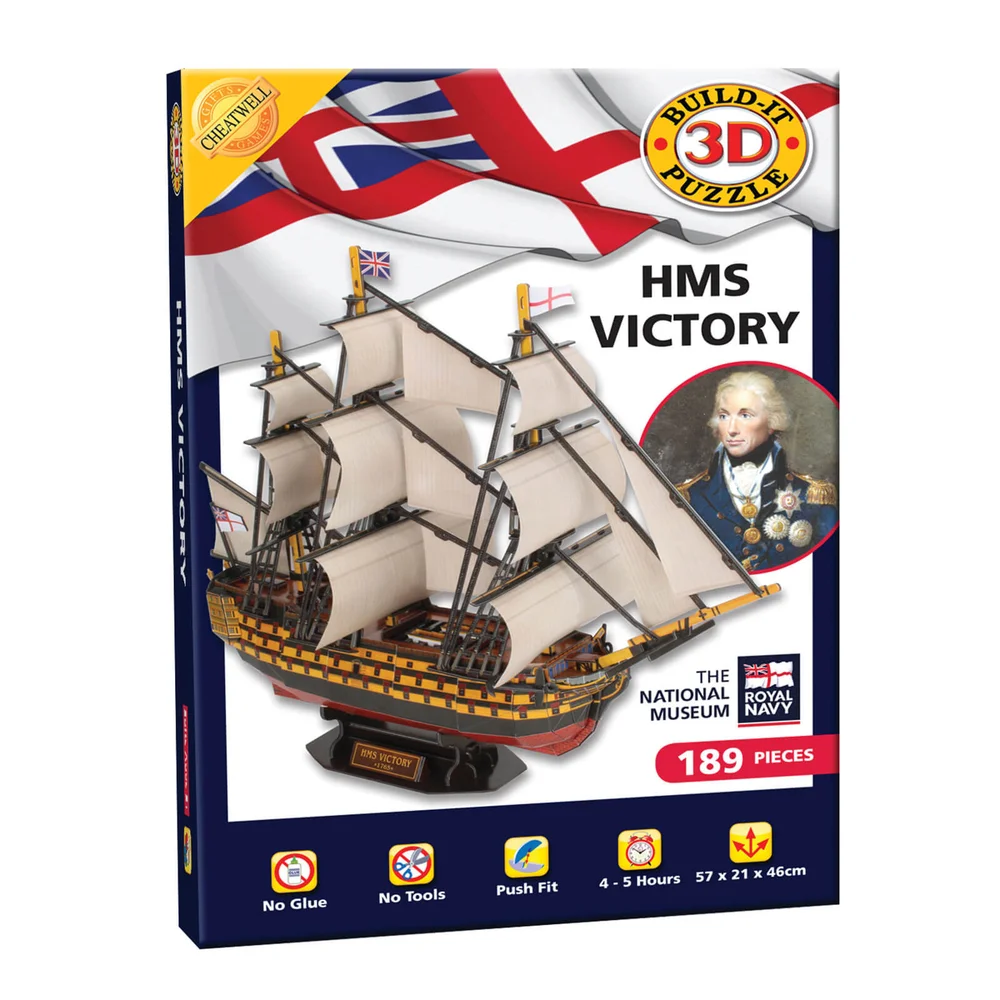 Build it 3D HMS Victory puzzel Afbeelding 1