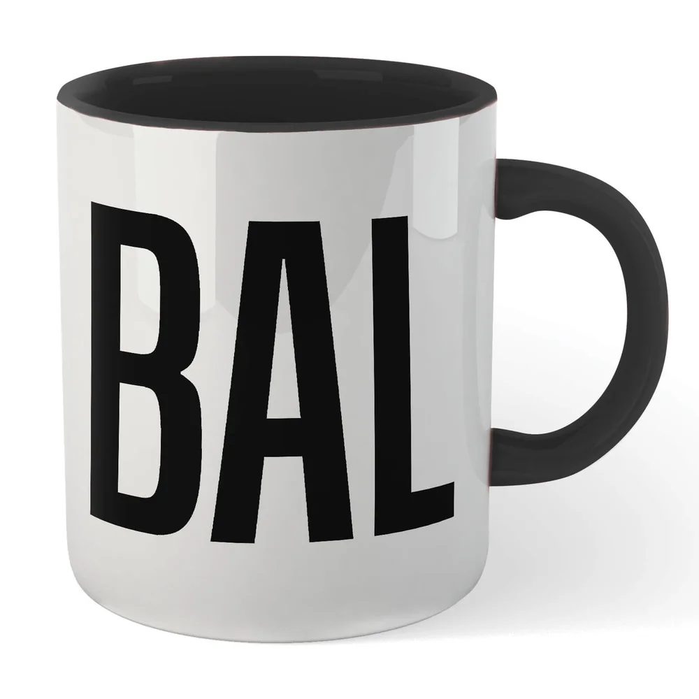 Bald Mug - White/Black Afbeelding 1