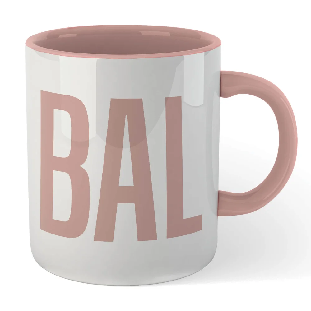 Bald Mug - White/Pink Afbeelding 1