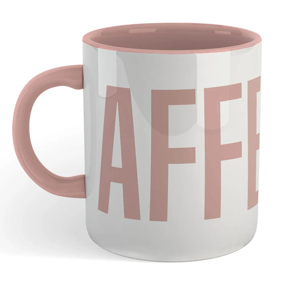 Caffeine Mug - White/Pink Afbeelding 1