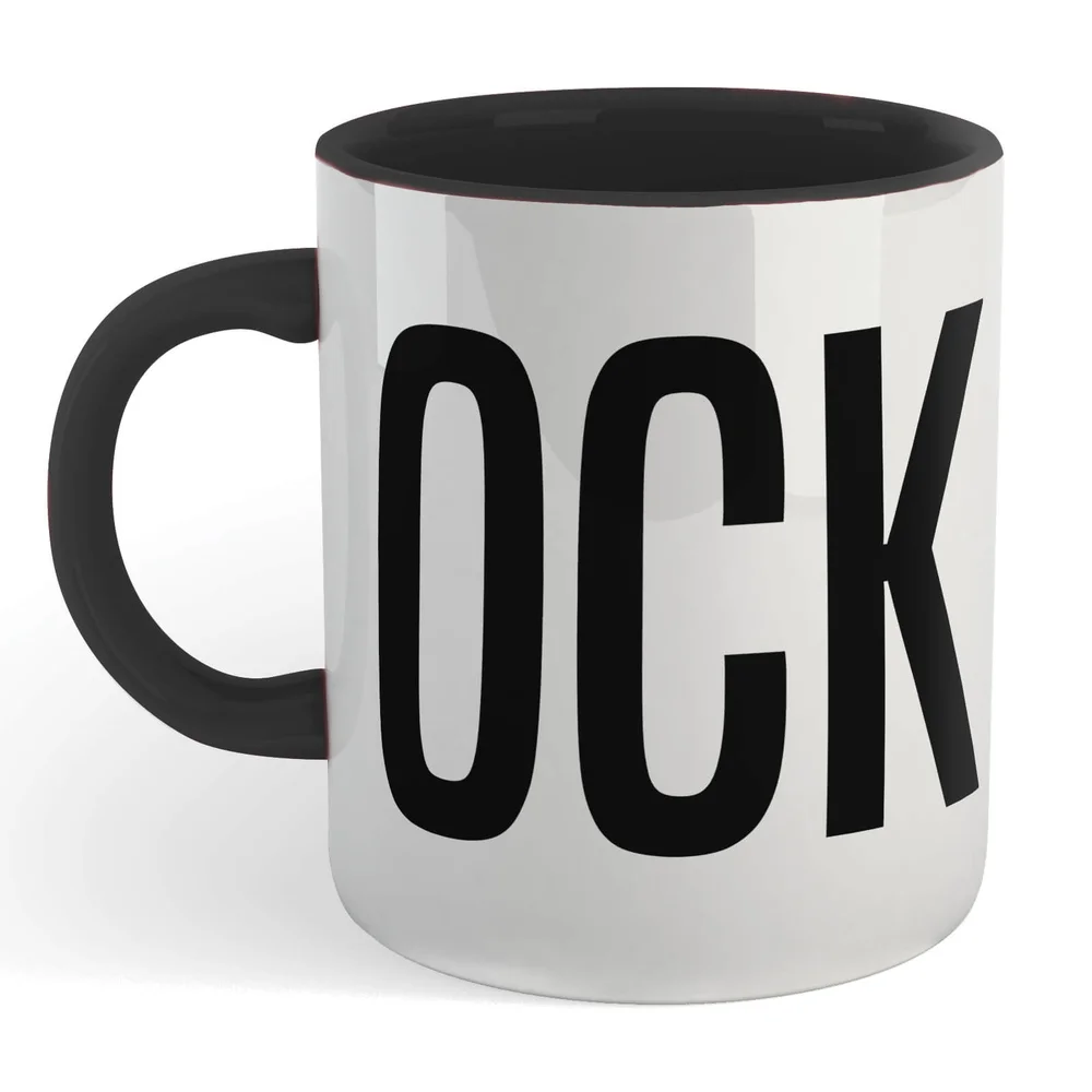 C*ck Mug - White/Black Afbeelding 1