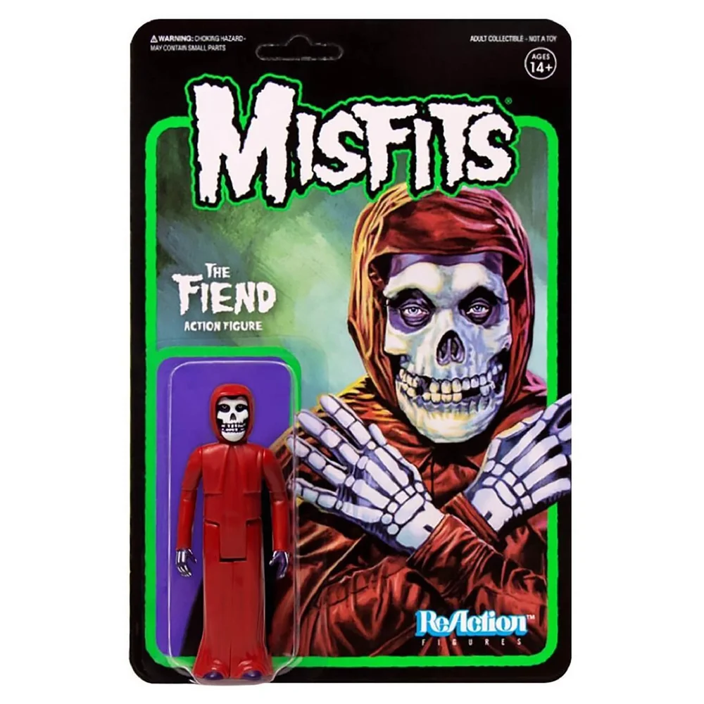 Super7 Misfits Golf 2 The Fiend Crimson ReAction figuur Afbeelding 1