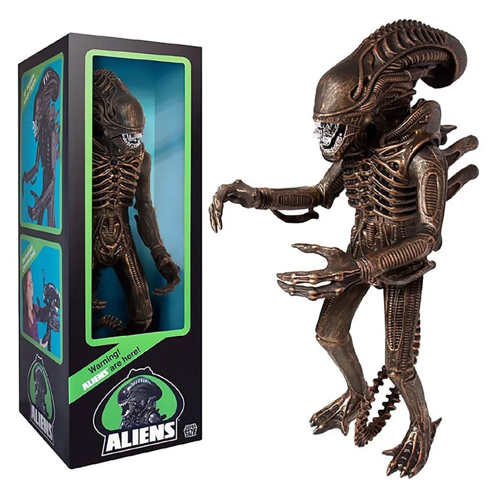 Super7 Alien 18 Inch Bronze Xenomorph Figure Afbeelding 1