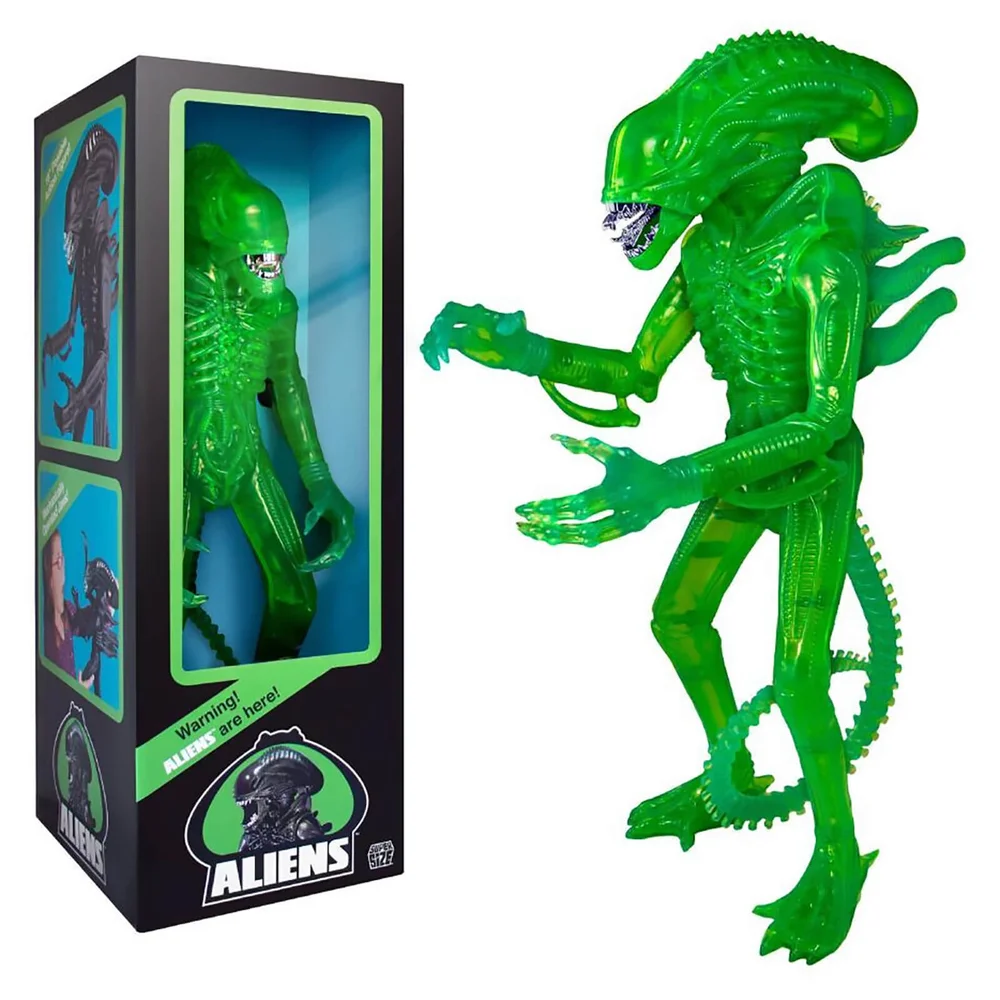 Super7 Alien 18 Inch Blood Acid Green Xenomorph Figure Afbeelding 1