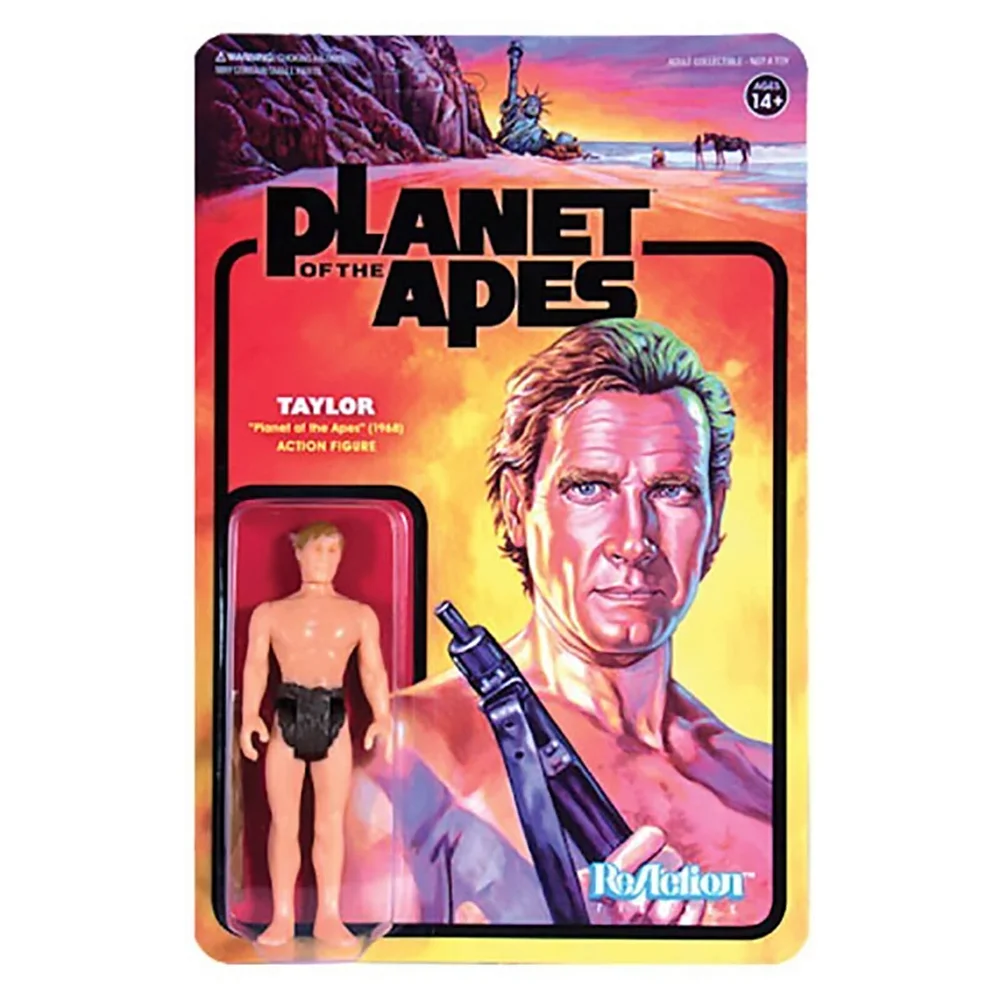 Super7 Planet of the Apes Wave 1 Taylor ReAction Figure Afbeelding 1