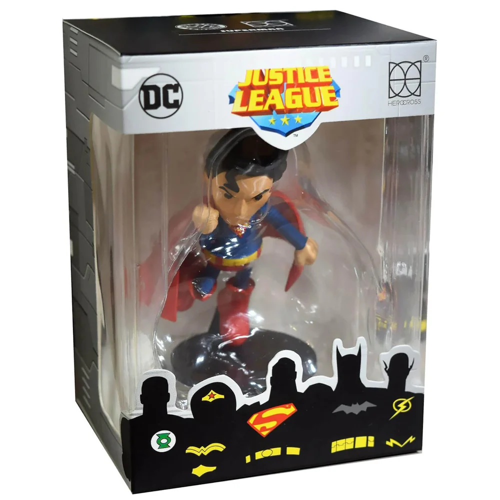 Herocross Justice League PVC Action Figure Superman 9 cm Afbeelding 1