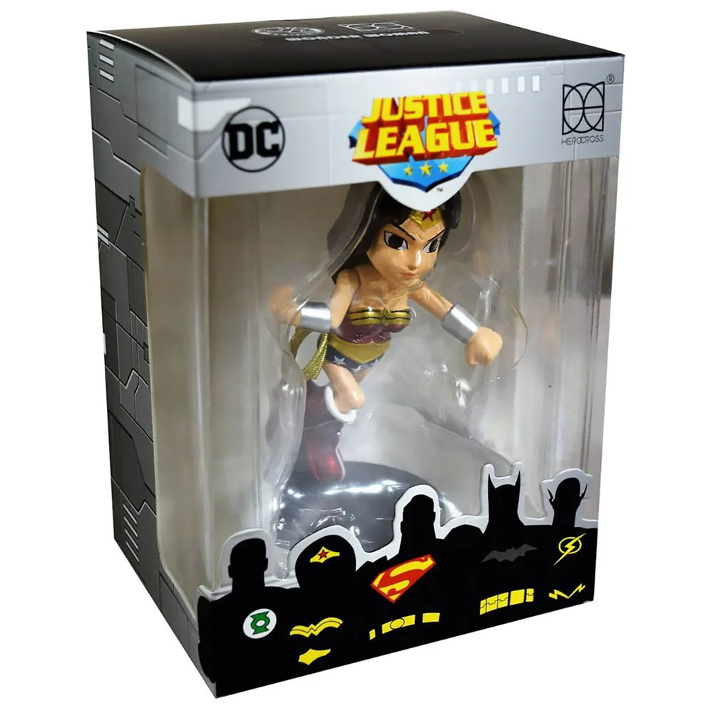 Herocross Justice League PVC Action Figure Woman Wonder 9 cm Afbeelding 1