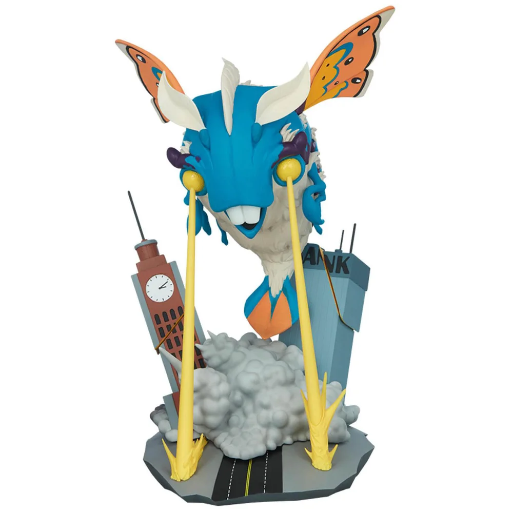 Sideshow Collectibles Unruly Kaiju Series - Designer PVC Statue Invasion of BeheMOTH! 20 cm Afbeelding 1