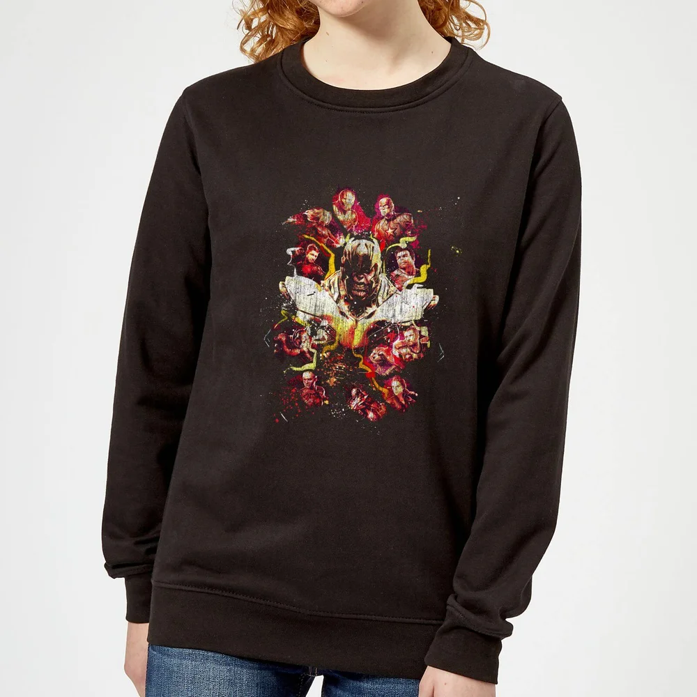Avengers: Endgame Distressed Thanos dames trui - Zwart - XS Afbeelding 1