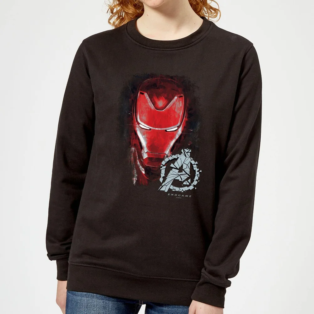 Avengers: Endgame Iron Man Brushed dames trui - Zwart - XS Afbeelding 1