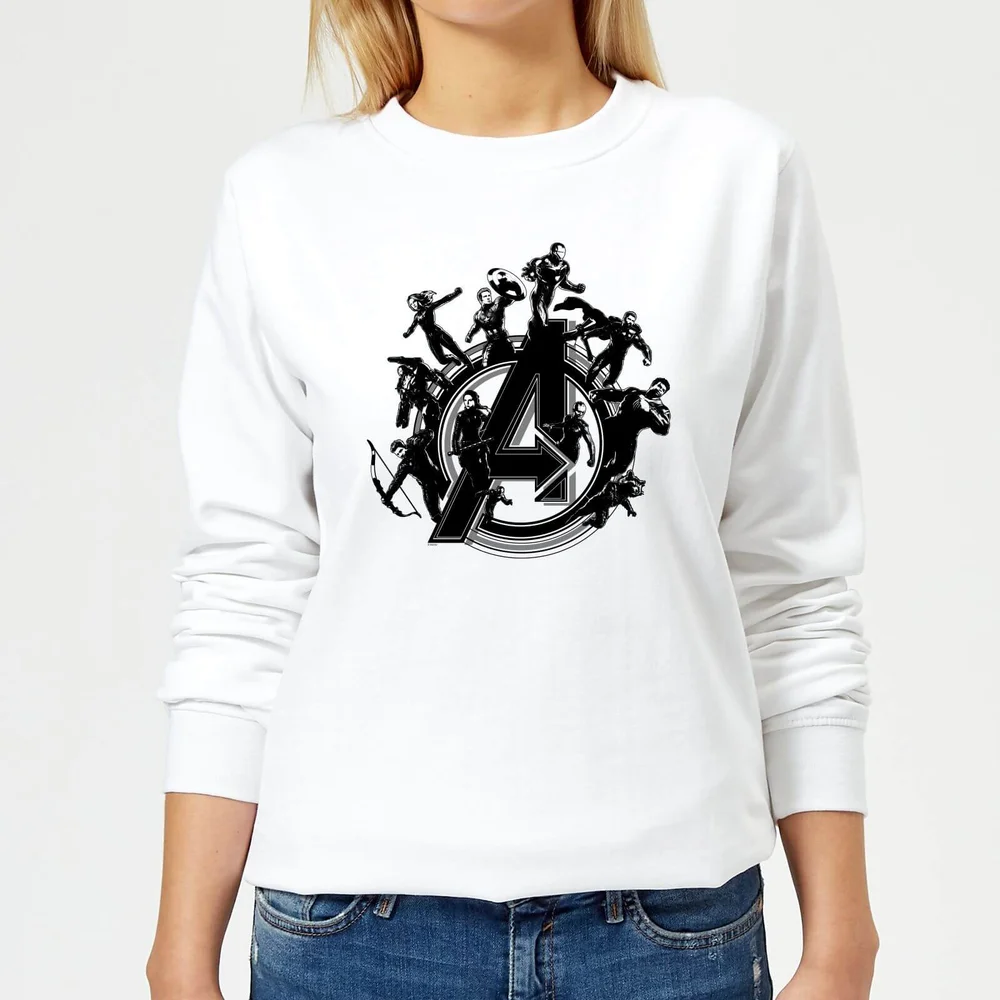 Avengers: Endgame Hero Circle dames trui - Wit - XS Afbeelding 1
