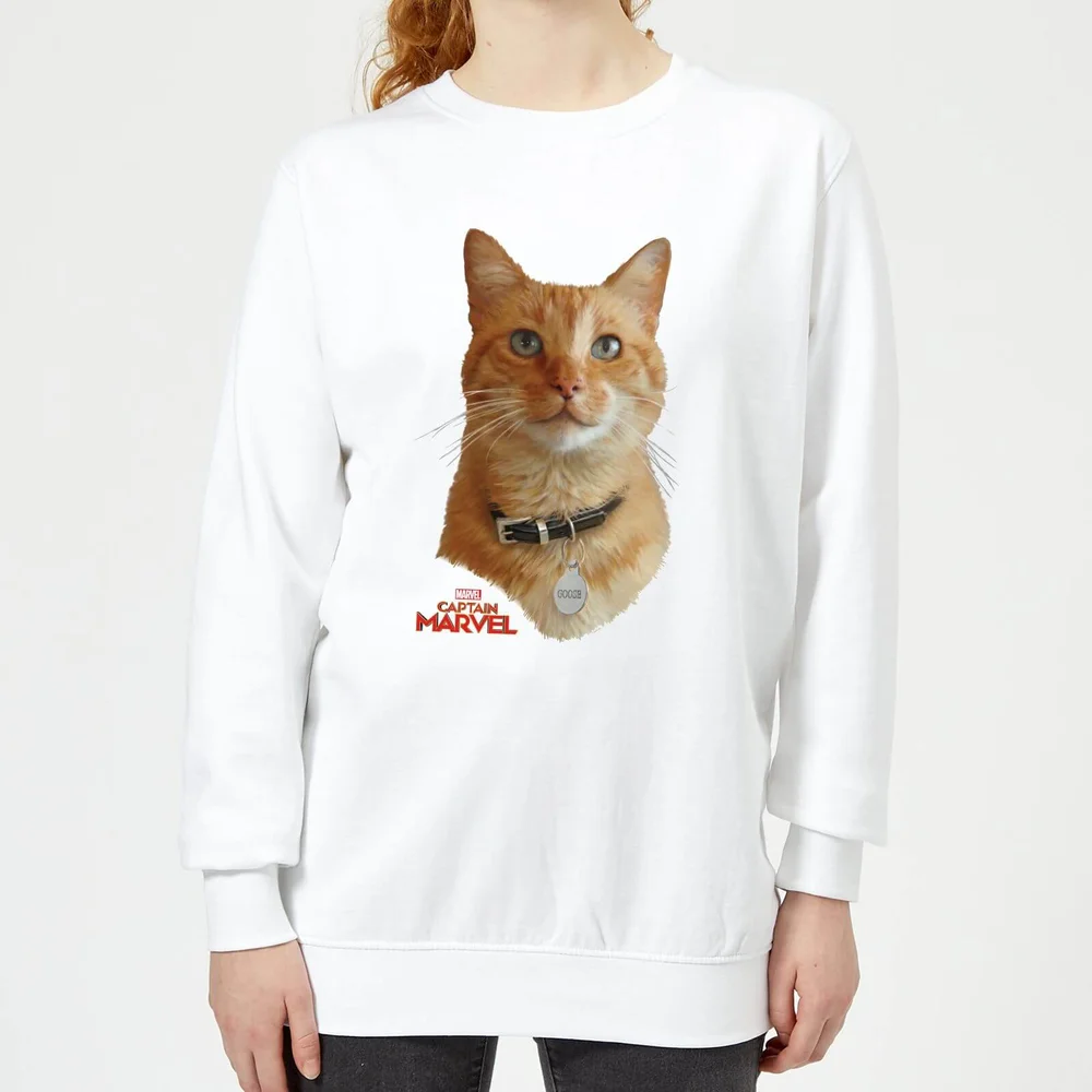 Captain Marvel Goose dames trui - Wit - XS Afbeelding 1