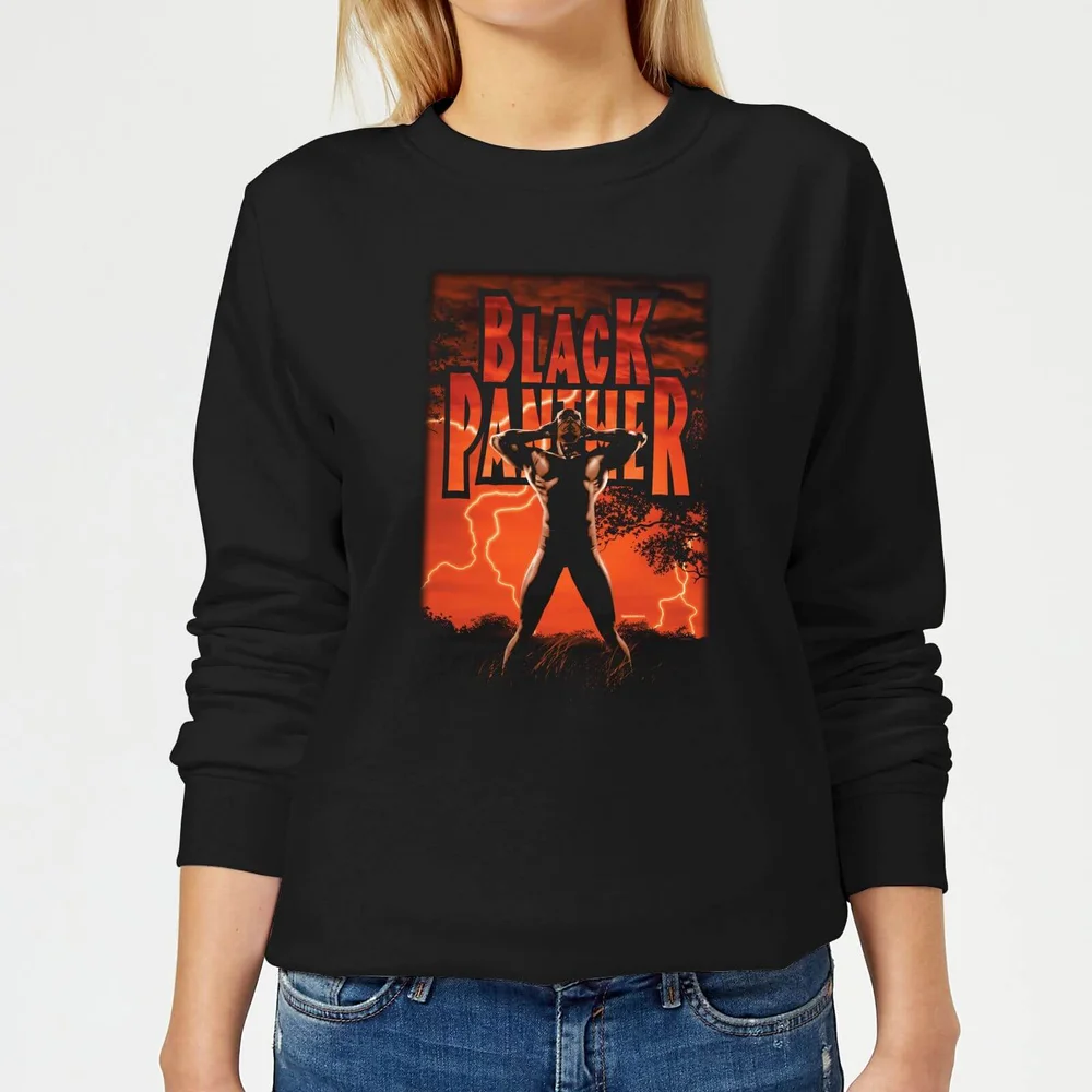 Marvel Universe Wakanda Lightning dames trui - Zwart - XS Afbeelding 1
