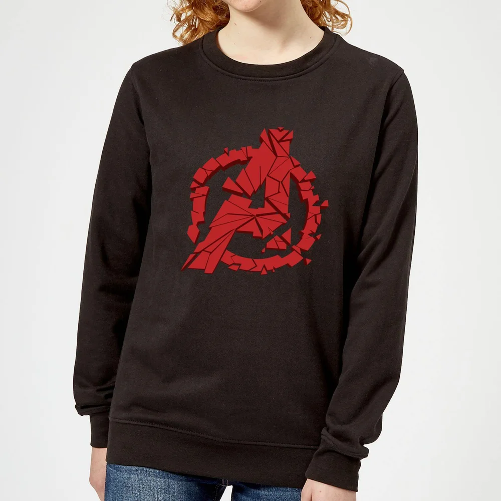 Avengers: Endgame Shattered Logo dames trui - Zwart - XS Afbeelding 1