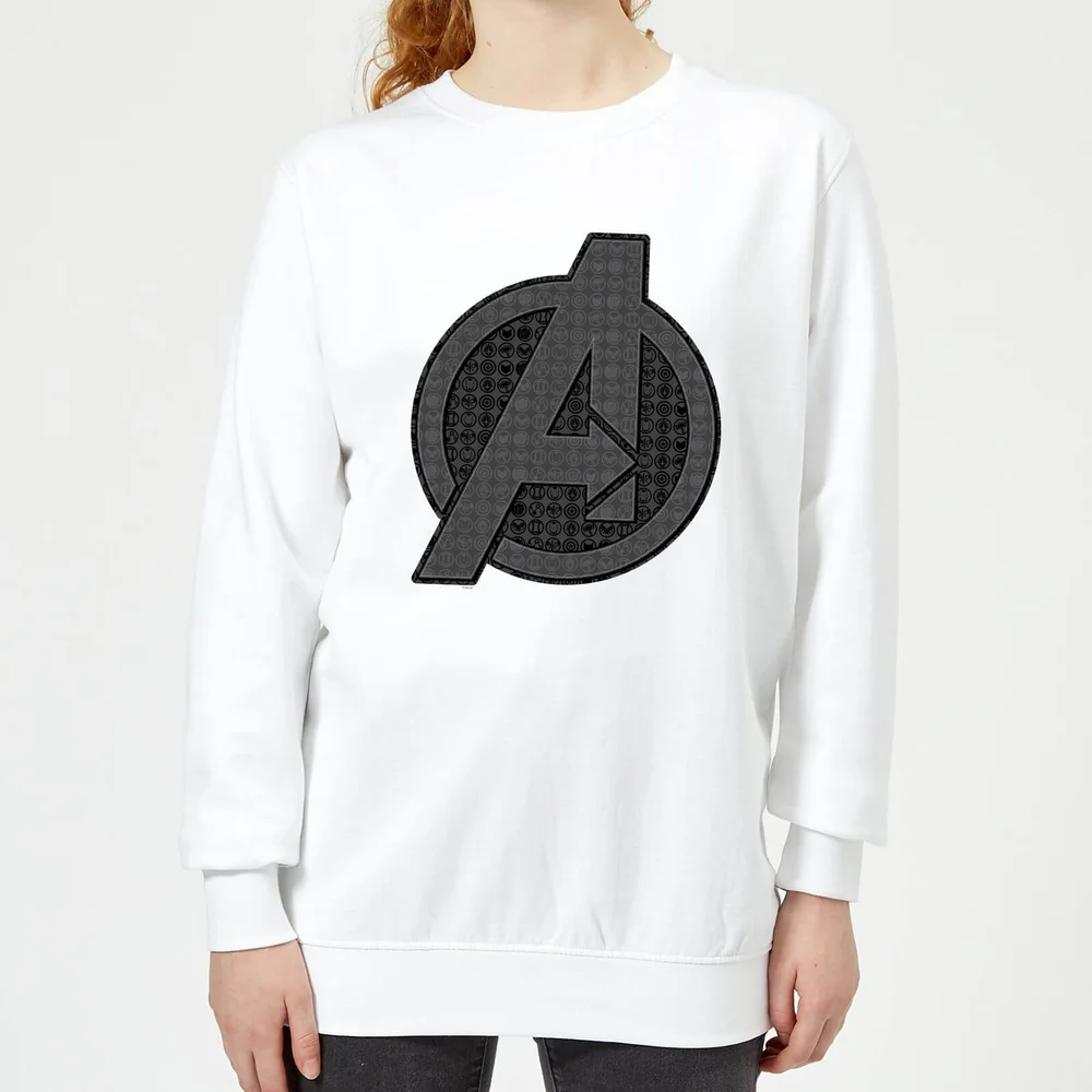 Avengers: Endgame Iconic Logo dames trui - Wit - XS Afbeelding 1