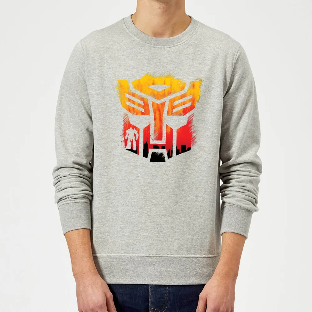 Transformers Autobot Symbol Sweatshirt - Grey - S - Grijs Afbeelding 1