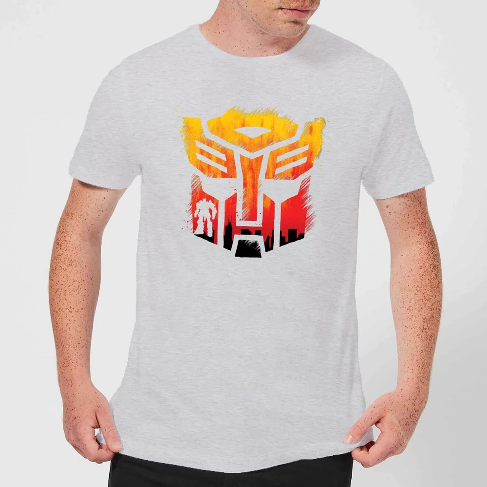 Transformers Autobot Symbol Men's T-Shirt - Grey - S Afbeelding 1