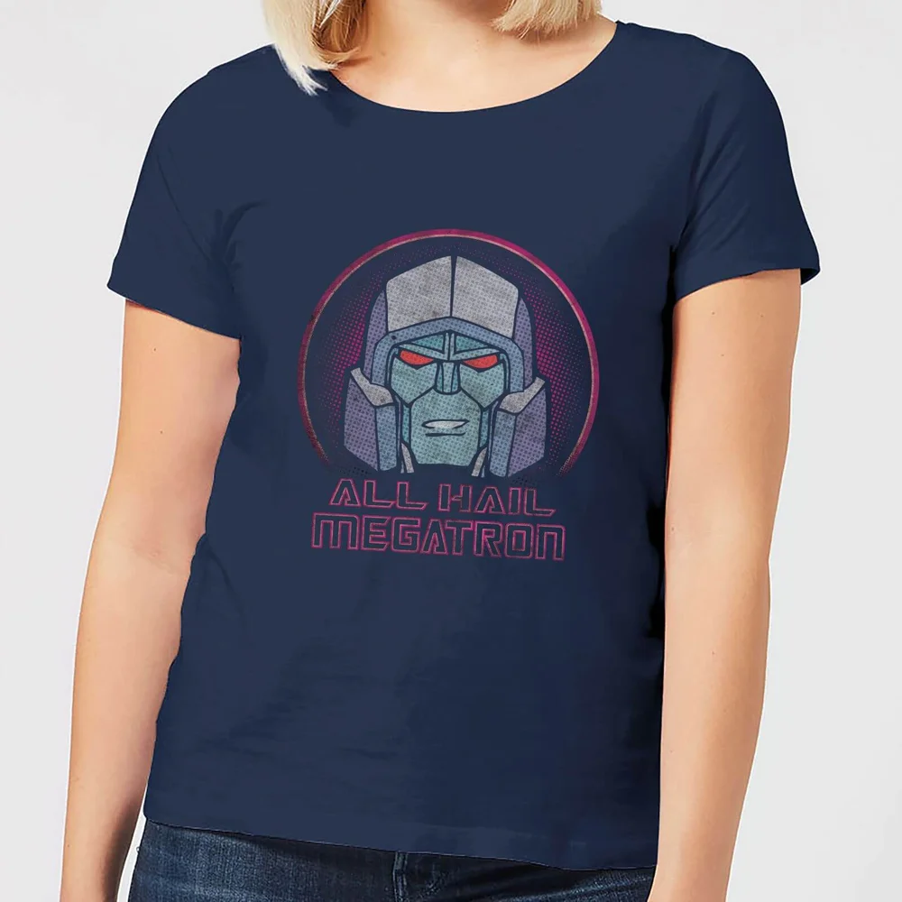 Transformers All Hail Megatron Women's T-Shirt - Navy - XS Afbeelding 1