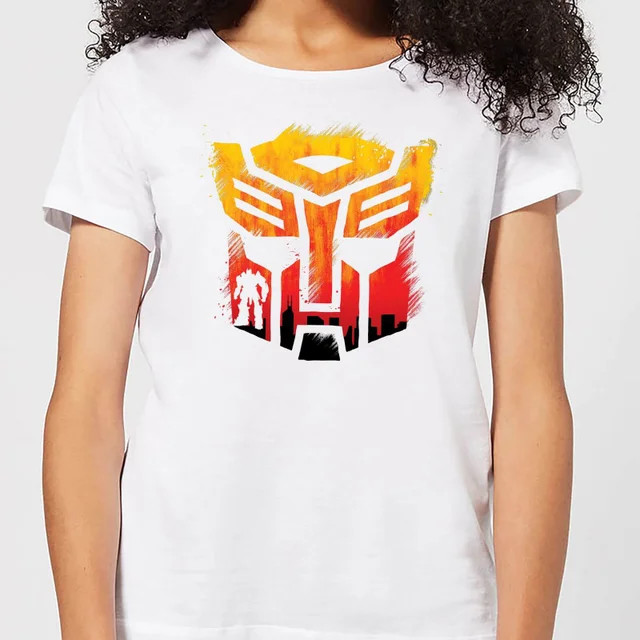 Transformers Autobot Symbol Women's T-Shirt - White
