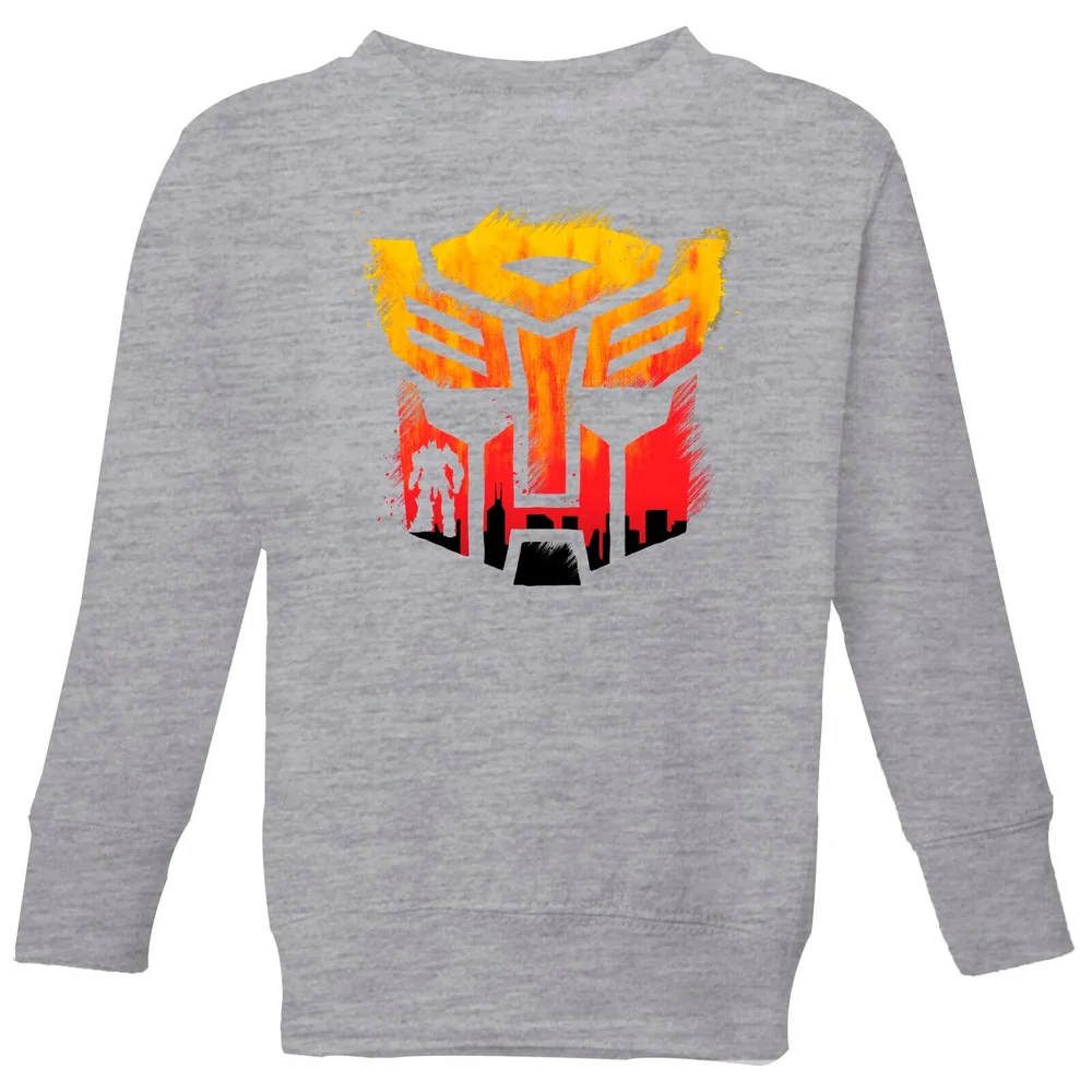 Transformers Autobot Symbol Kids' Sweatshirt - Grey - 98/104 (3-4 jaar) Afbeelding 1