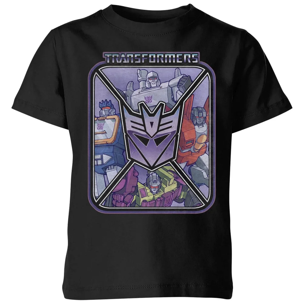 Transformers Decepticons Kids' T-Shirt - Black - 98/104 (3-4 jaar) Afbeelding 1
