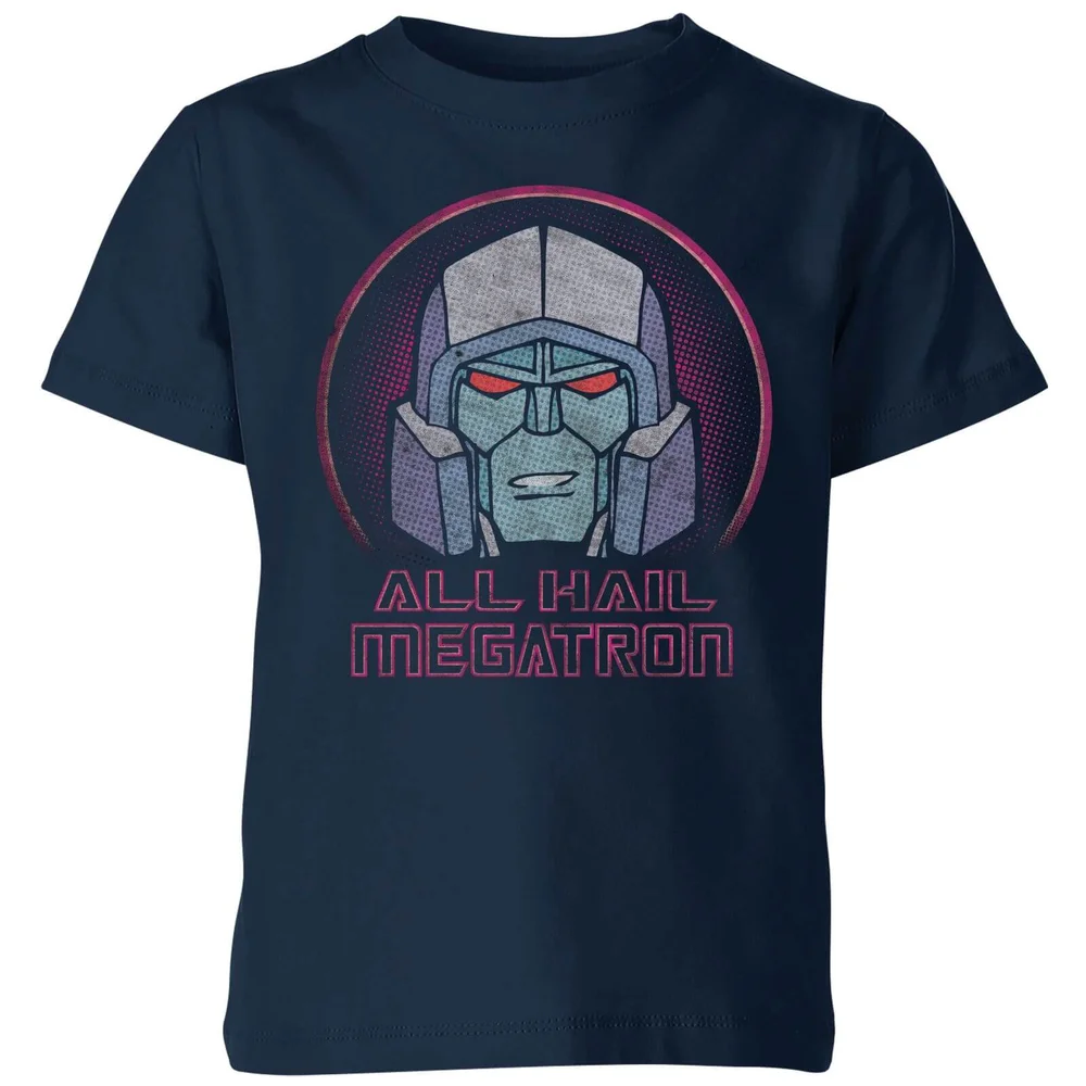 Transformers All Hail Megatron Kids' T-Shirt - Navy - 98/104 (3-4 jaar) Afbeelding 1