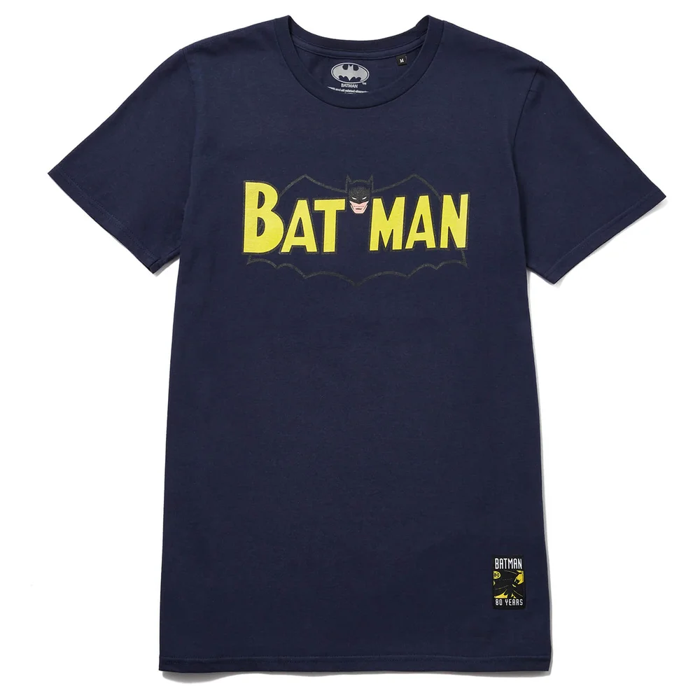 Batman 80th Anniversary 50s Future t-shirt - Marineblauw - S Afbeelding 1