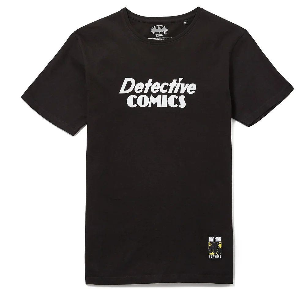Batman 80th Anniversary Detective Comics Limited t-shirt - Zwart - S Afbeelding 1