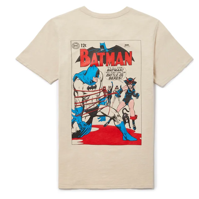 Batman 80th Anniversary 60s Vintage t-shirt - Wit vintage wash