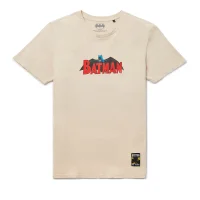Batman 80th Anniversary 60s Vintage t-shirt - Wit vintage wash