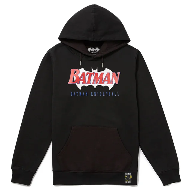 Batman 80th Anniversary 90s Knightfall hoodie - Zwart