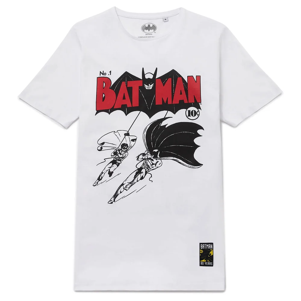 Batman 80th Anniversary 40s Legend t-shirt - Wit - S Afbeelding 1