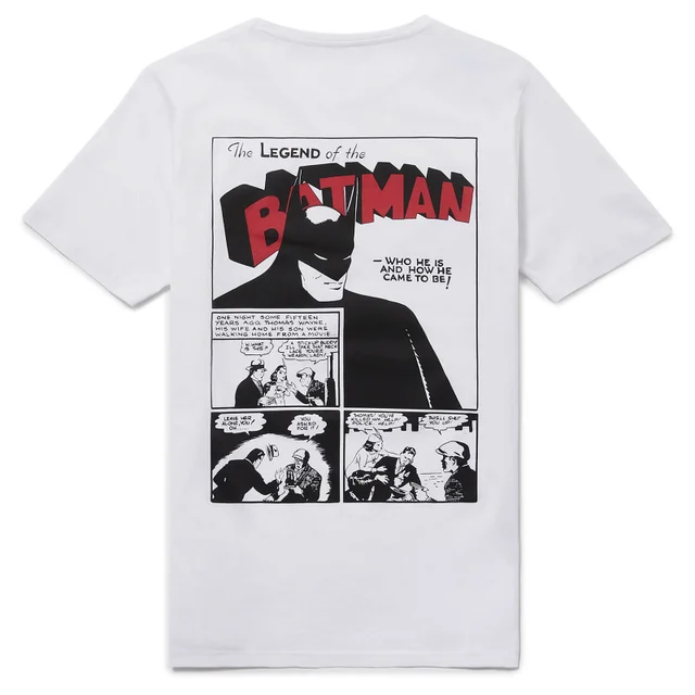 Batman 80th Anniversary 40s Legend t-shirt - Wit