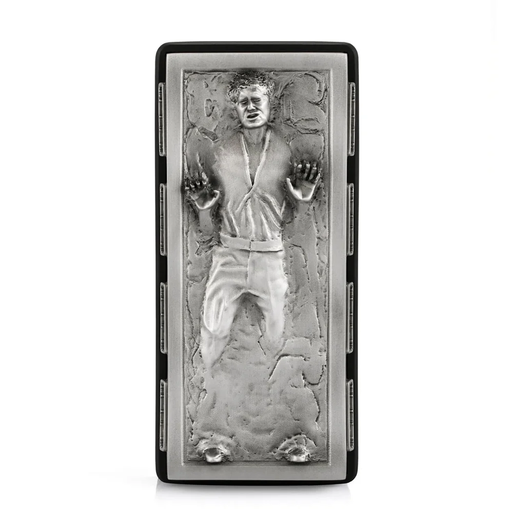 Royal Selangor Star Wars Han Solo Bevroren in Carboniet Tinnen Container 7.5cm Afbeelding 1