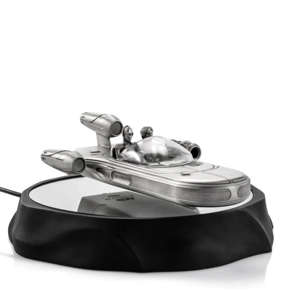 Royal Selangor Star Wars Land Speeder Vehicle with Base 12.5cm - Pewter Replica Afbeelding 1